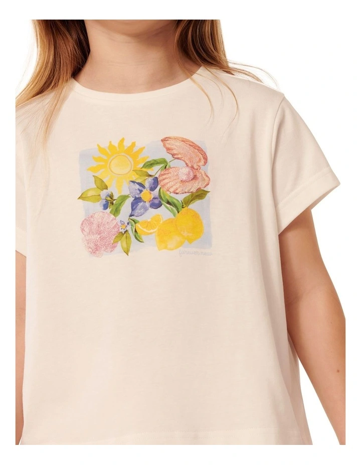 Gretchen Pearly Tee in Cream image 5