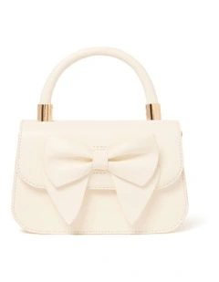 Liliana Bow Bag in White
