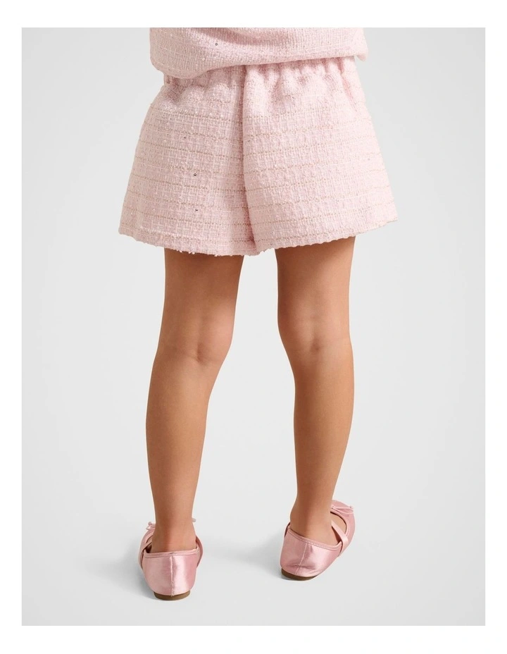 Ellie-Mae Girls Tweed Skort in Pink image 2