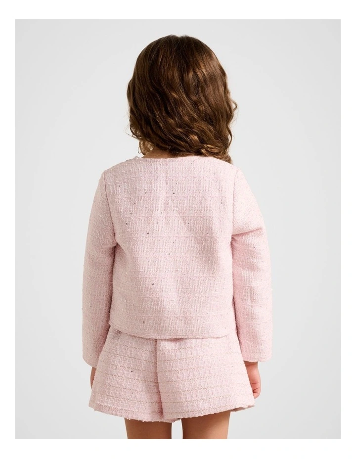 Ellie-Mae Tweed Jacket in Pink image 2