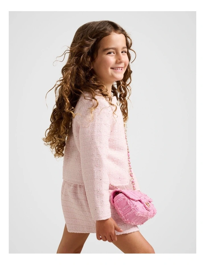 Ellie-Mae Tweed Jacket in Pink image 3