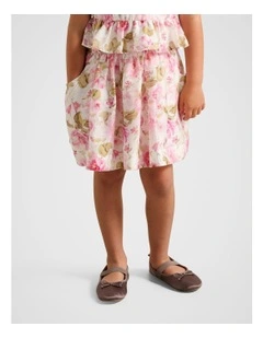Claudette Mini A-Line Girls Skirt in Multi