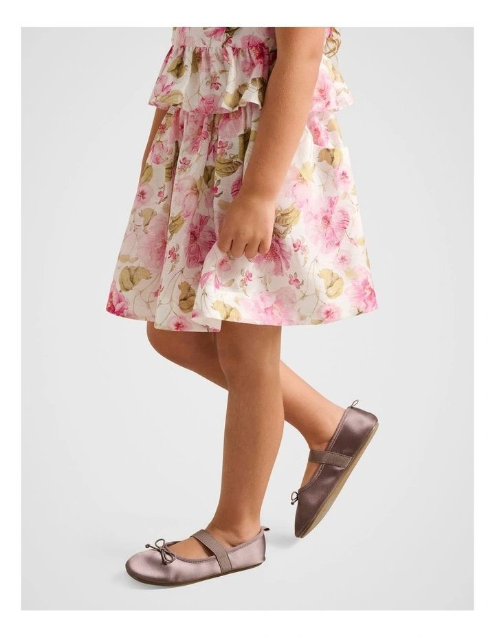 Claudette Mini A-Line Girls Skirt in Multi image 3