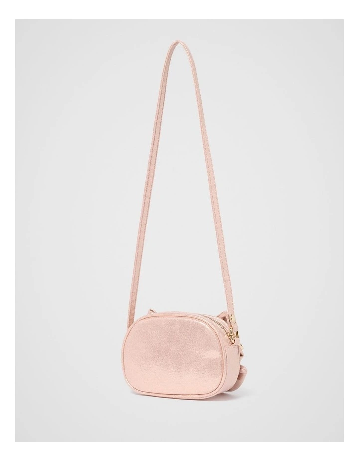 Zoella Metallic Bow Bag in Gold image 2