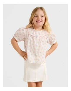 Mary-Kate Girls Print Blouse In Floral