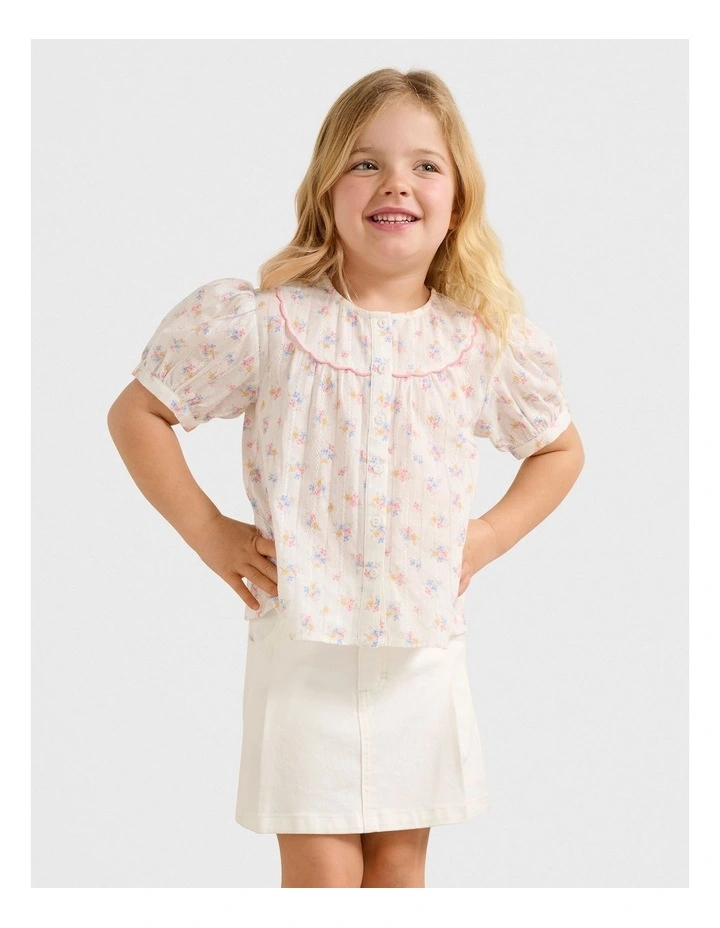 Mary-Kate Girls Print Blouse In Floral image 1