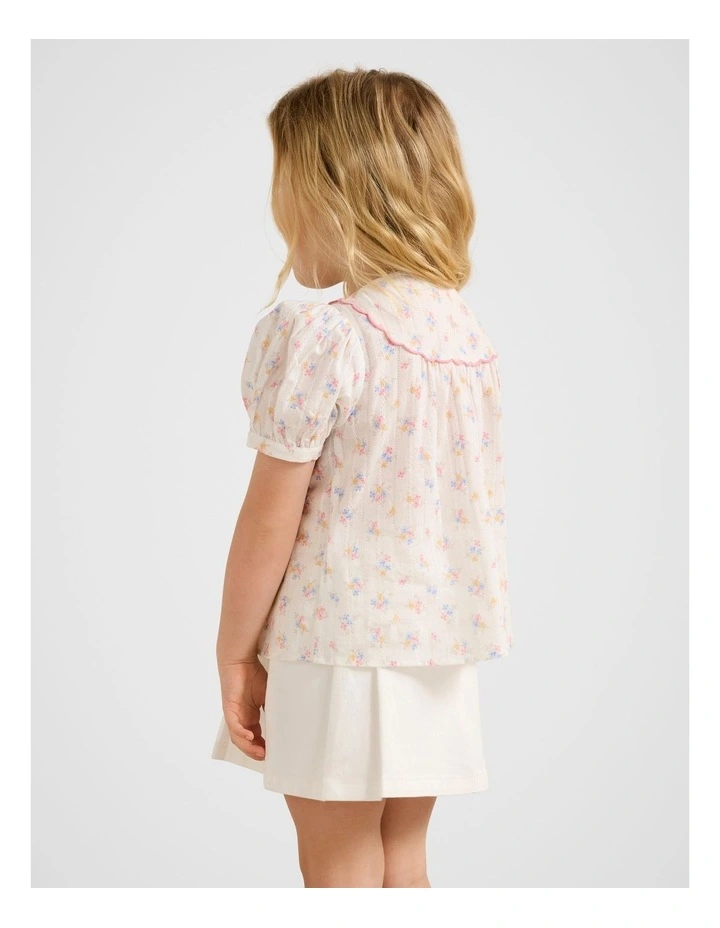Mary-Kate Girls Print Blouse In Floral image 2