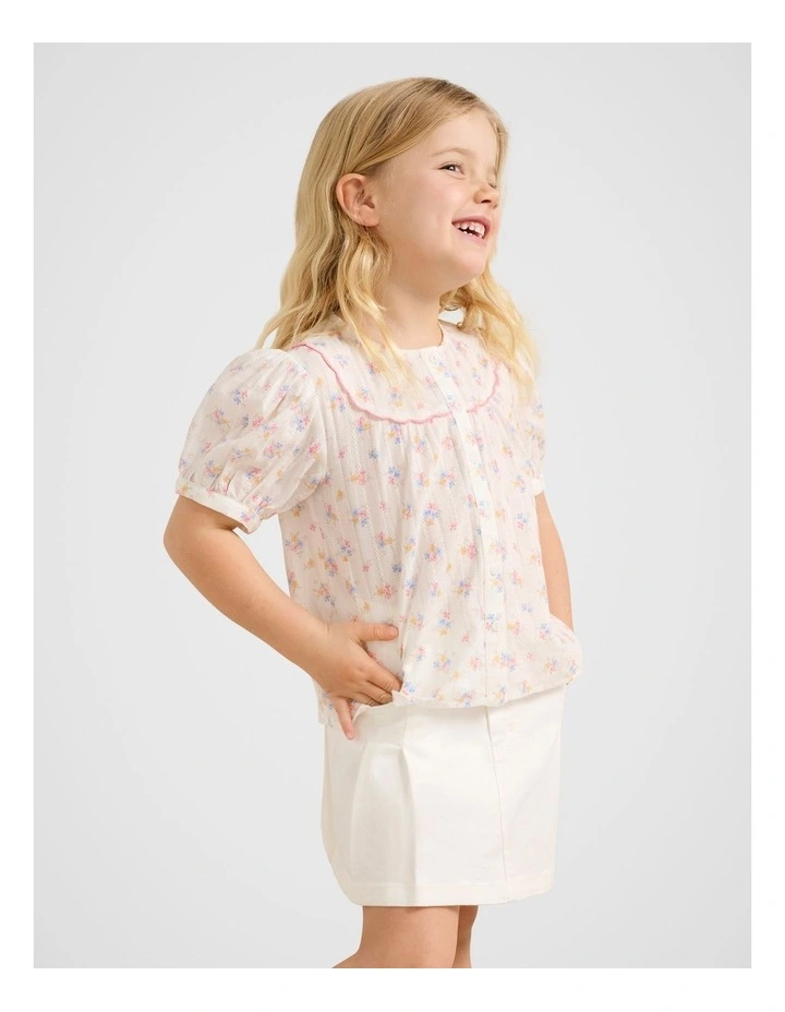 Mary-Kate Girls Print Blouse In Floral image 3