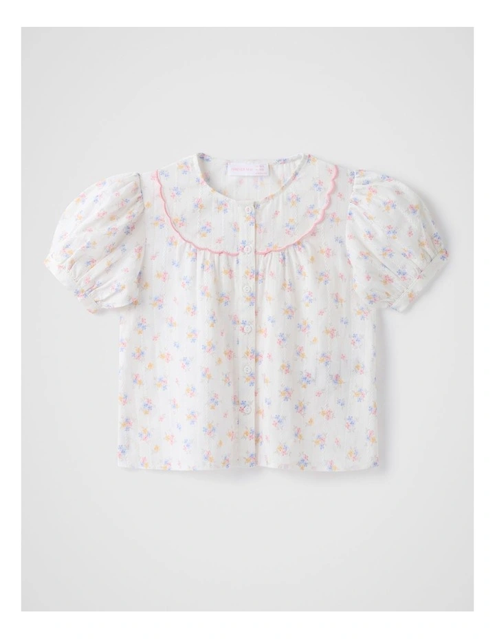 Mary-Kate Girls Print Blouse In Floral image 6