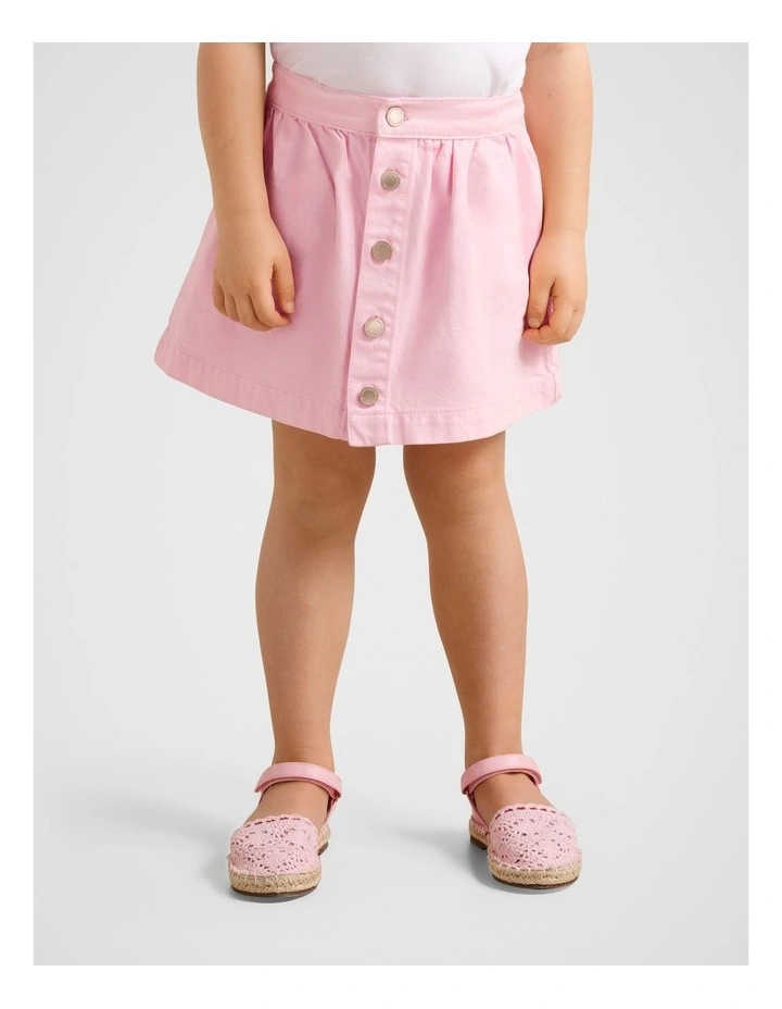 Darcie Girls Button-Down Skirt in Pink image 1