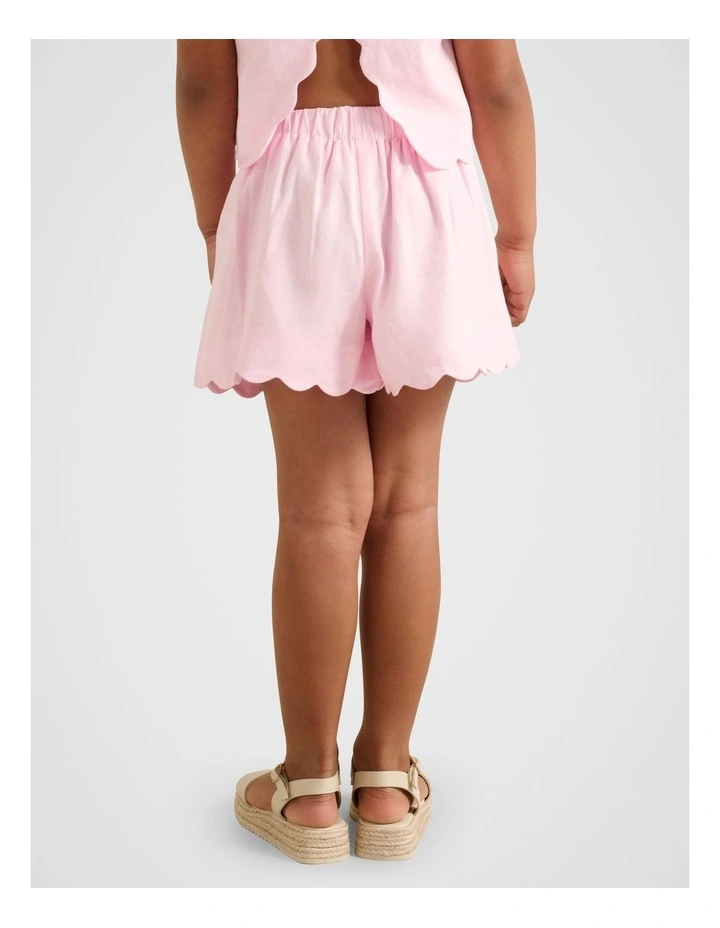 Aria Girls Scalloped Skort in Pink image 2