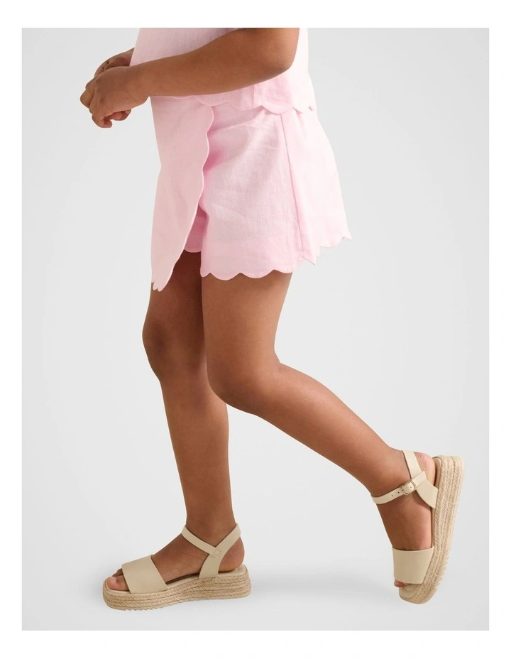 Aria Girls Scalloped Skort in Pink image 3