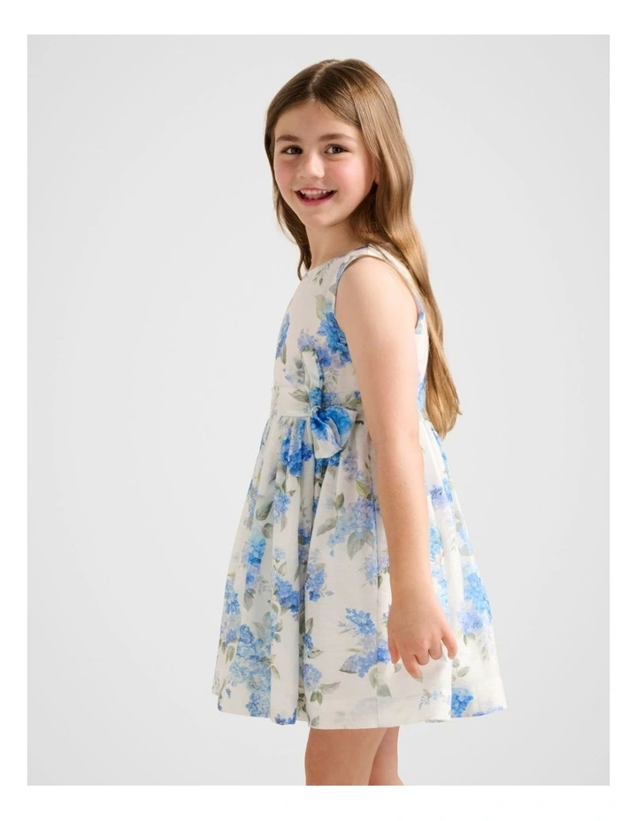Josie Girls Open Back Mini Dress in Floral image 3