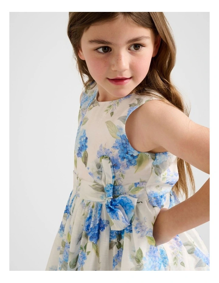 Josie Girls Open Back Mini Dress in Floral image 4