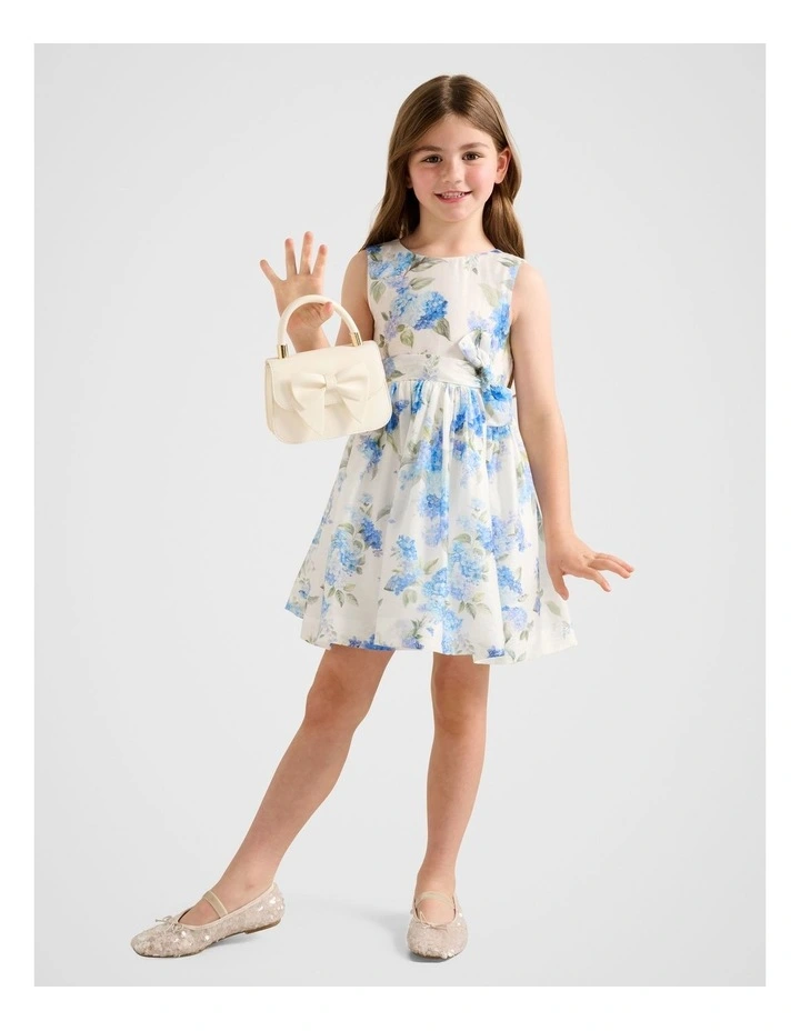 Josie Girls Open Back Mini Dress in Floral image 5