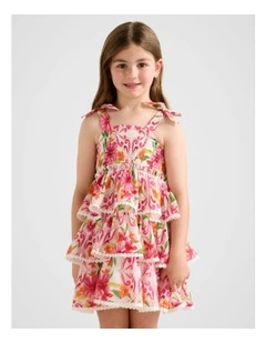 Malia Tiered Dress in Multi