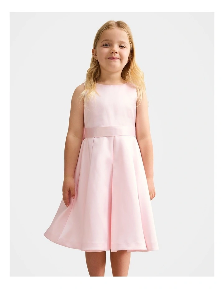 Gabrielle Girls Pleated Dress in Pink image 1