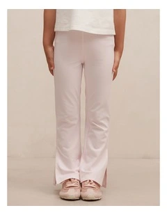 Penelope Flared Leggings in Pink