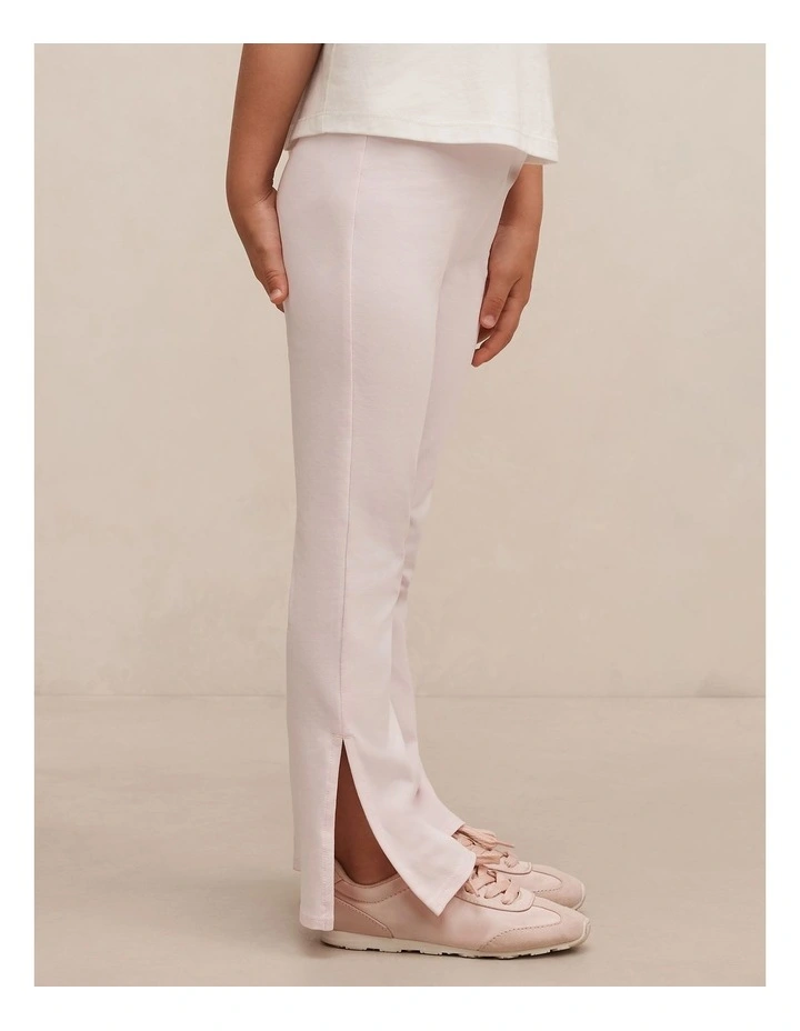 Penelope Flared Leggings in Pink image 3