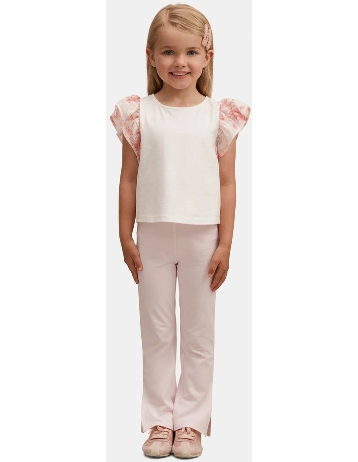 Penelope Flared Leggings in Pink image 5