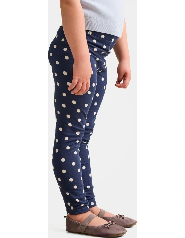 Alina Girls Leggings in Navy image 3