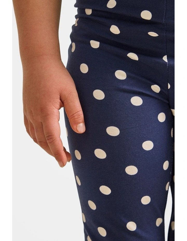 Alina Girls Leggings in Navy image 4