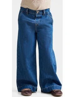 Gemma Elasticated Jeans in Blue