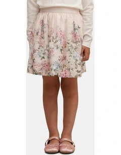 Claudette Mini Skirt in Multi