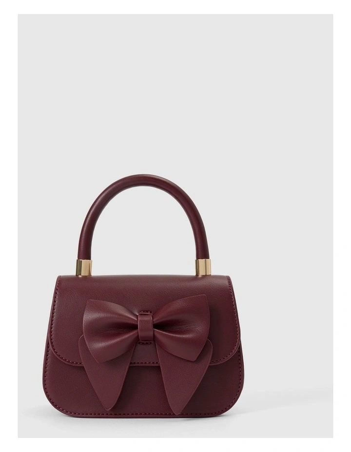 Liliana Bow Bag in Red image 1