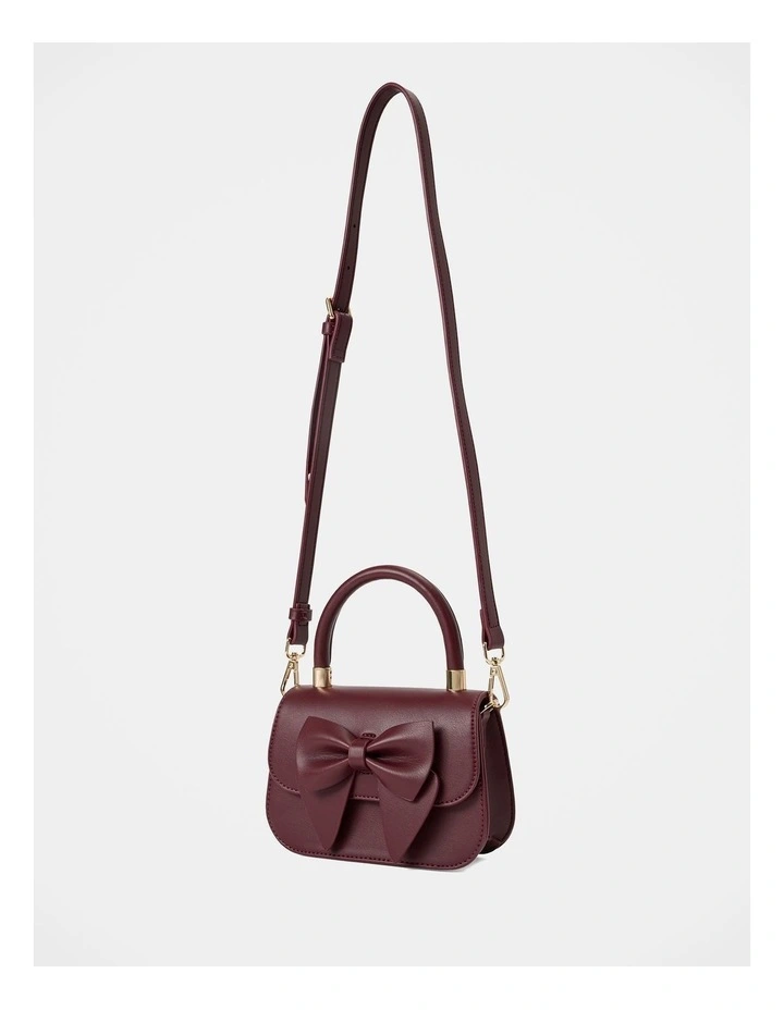 Liliana Bow Bag in Red image 3