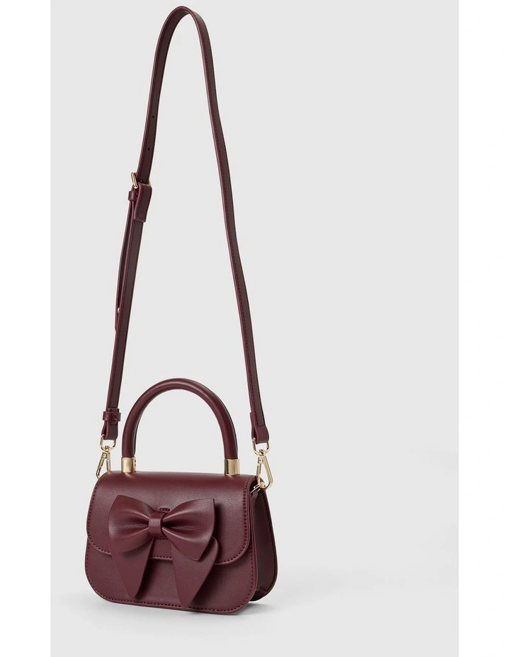 Liliana Bow Bag in Red image 3
