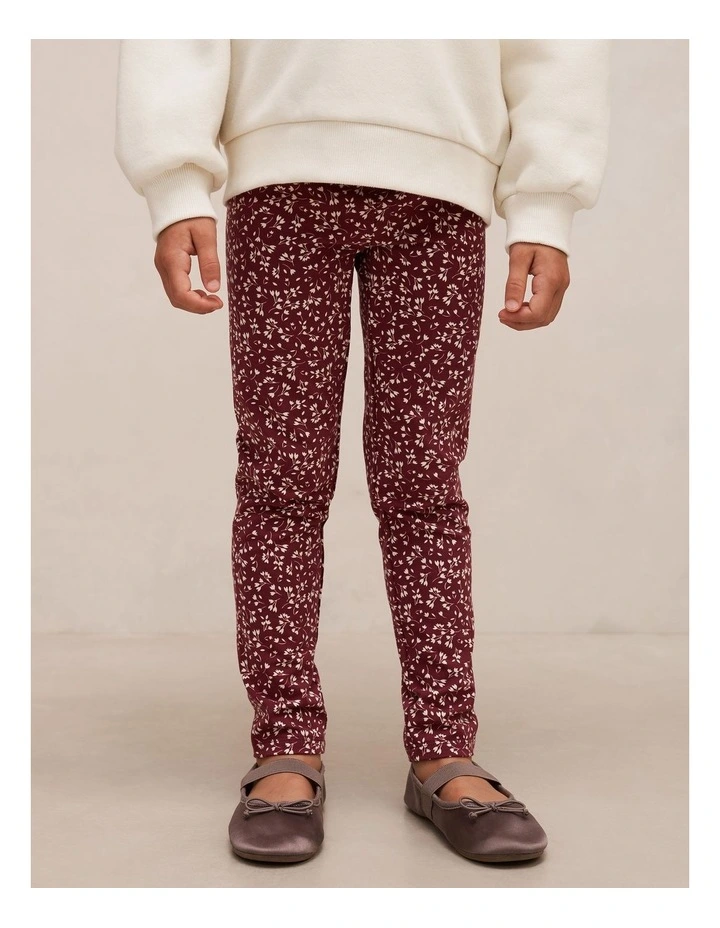 Alina Girls Leggings in Red image 1