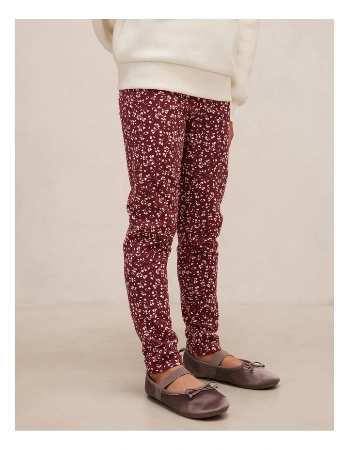 Alina Girls Leggings in Red image 3