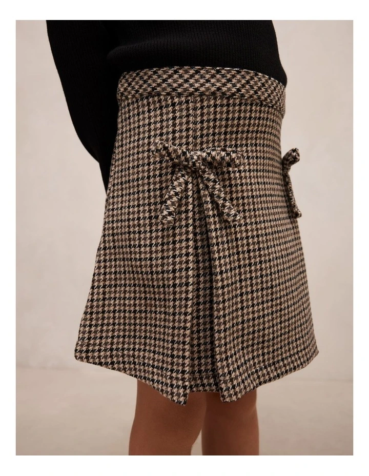 Aisha Girls 2 in 1 Mini Dress in Black image 4
