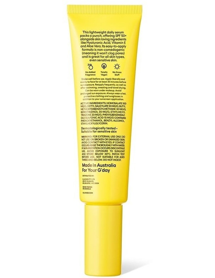 SPF 50+ Face Sunscreen Serum image 2