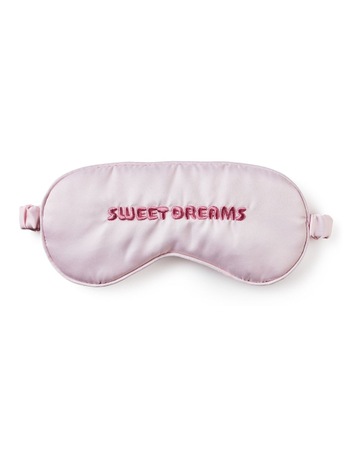 Sweet Dream Silky Eye Mask in Pink