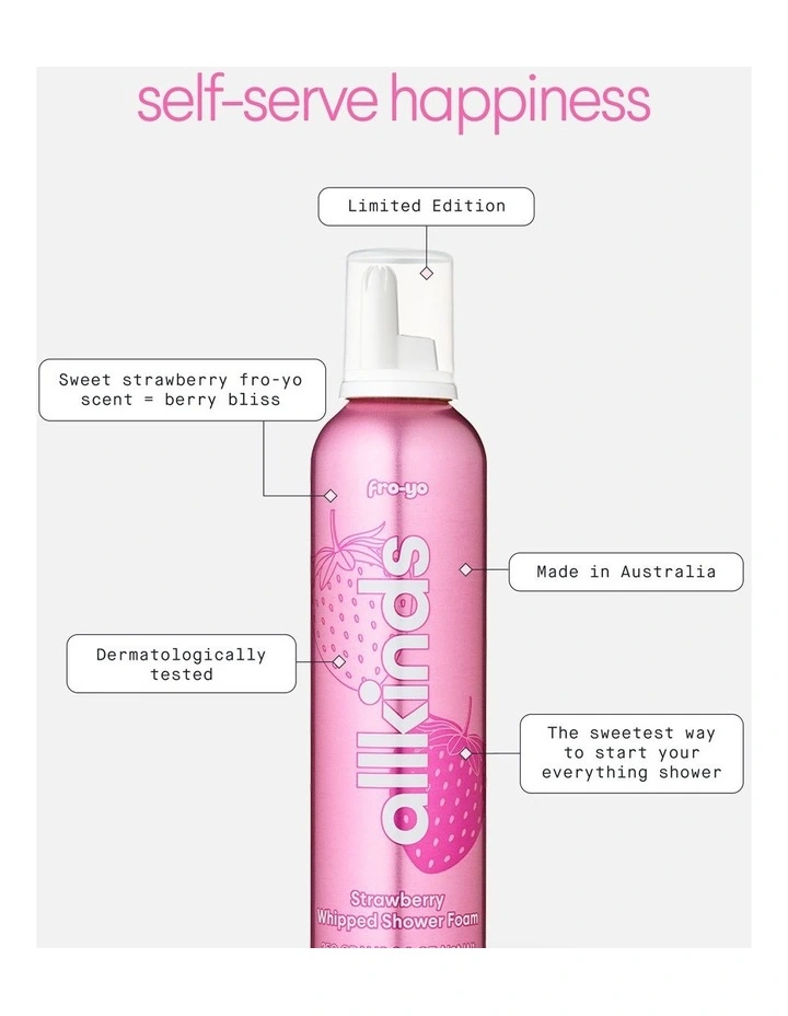 Strawberry  Whipped Shower Foam image 4