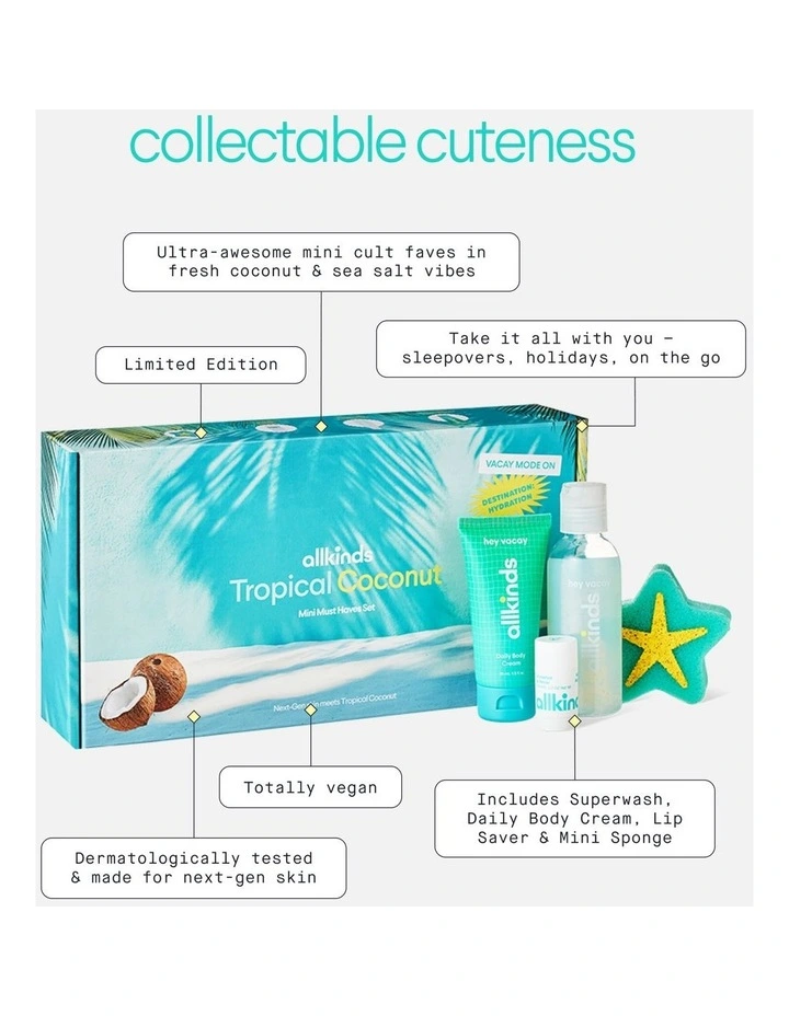 Tropical Coconut Mini Must Haves Set image 3