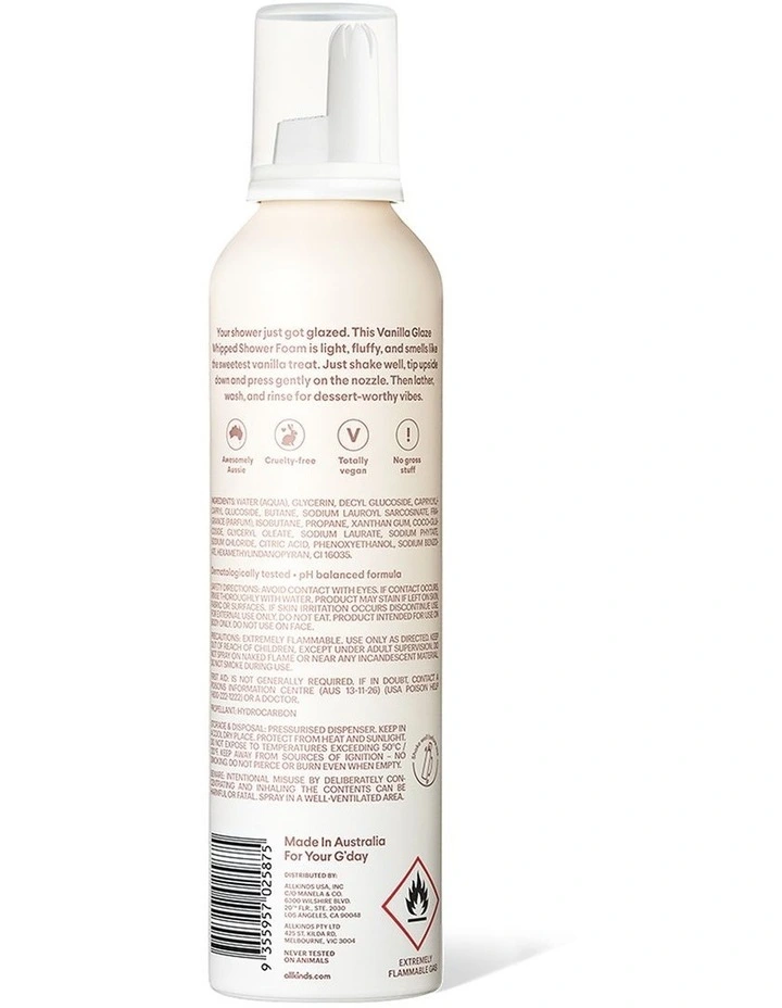 Vanilla Glaze Whipped Shower Foam image 7