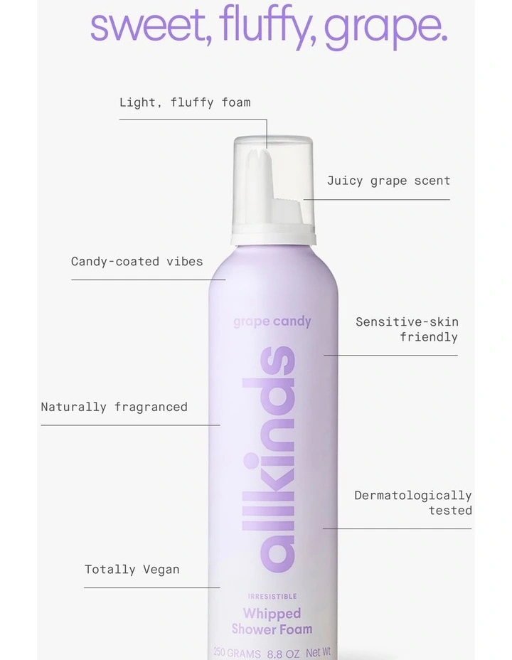 Grape Candy Whipped Shower Foam image 3
