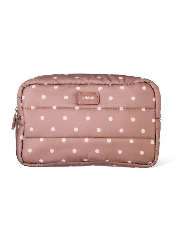 Brown Puffer Dot Cos Bag image 1