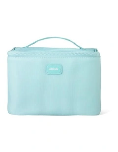 Pale Blue Large Makeup Bag