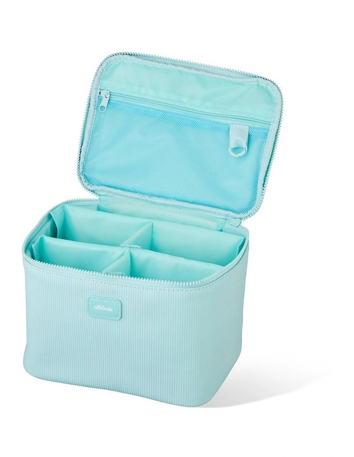 Pale Blue Large Makeup Bag image 2
