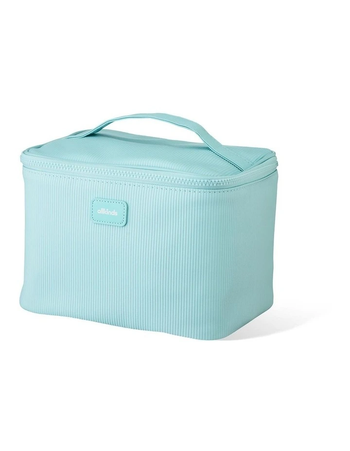 Pale Blue Large Makeup Bag image 3