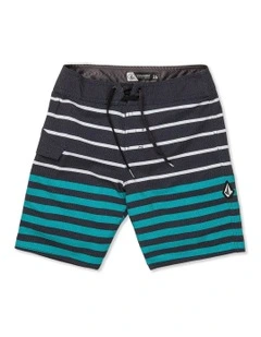Quarta Static Mod Boardshorts in Black