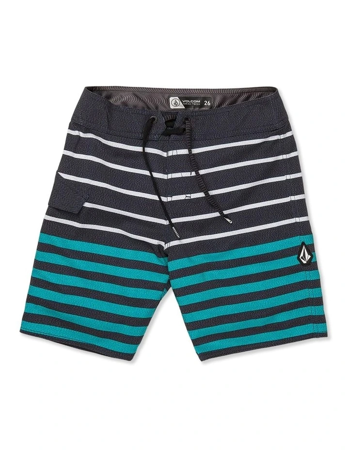 Quarta Static Mod Boardshorts in Black image 1