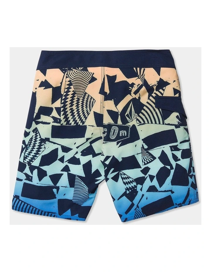 Uproar Mod Boardshorts in Washed Ruby image 2