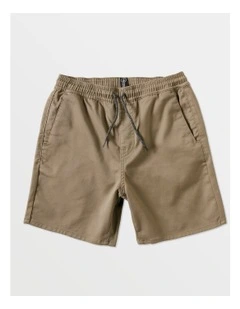 Frickin Elastic 15 Inch Shorts in Khaki