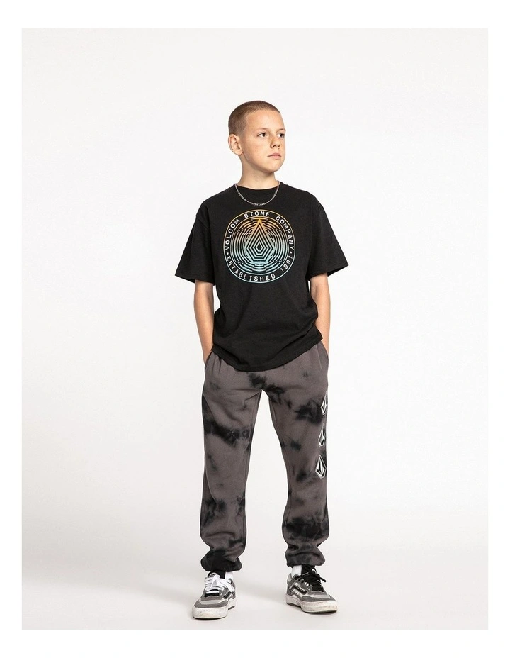 Iconic Stone Plus Fleece Pants in Black image 1