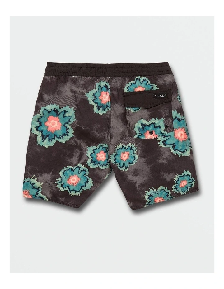 Medal Petal Swim Shorts in Black image 2